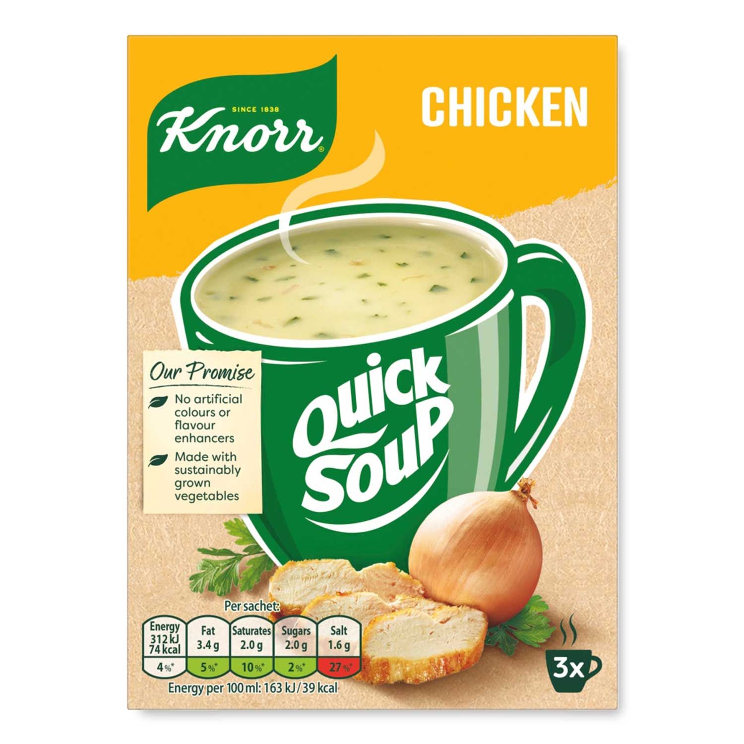 Dry Soup Mix Chicken 51 G S 51g Knorr Aldiie 0175